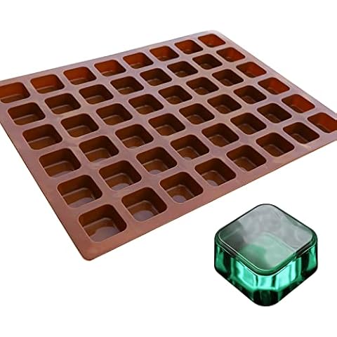 Square Brownie Bite Silicone Mold - Half Sheet Cover
