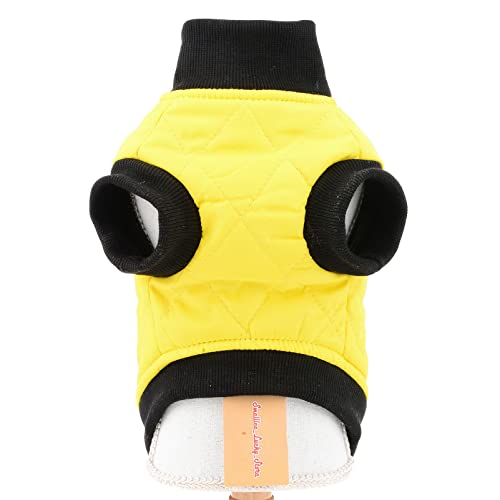 SMALLLEE_LUCKY_STORE Pet Water Resistance Zip-up Jacket Vest Coat with D-rings for Small Dogs Cats Fleece Lined Puppy Chihuahua Yorkie Warm Winter Clothes - Image 2