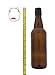 Swing Top Bottles w/Caps - 16.9oz, Amber Glass, Reusable for Homebrew - 6 pack