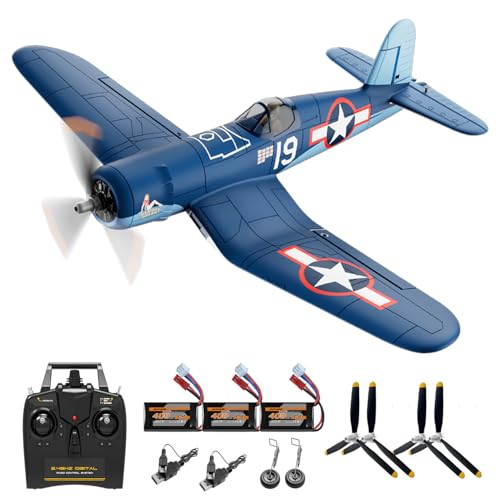 Volantexrc Brushless RC Planes, 4 Channel F4U Corsair RTF RC Airplane Fighter, 6-Axis Gyro wiih...