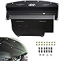 ELITEWILL Black Aluminum Front Lower Engine Splash Shield Guard Under Tray Cover Skid Plate Fit for 2003-2009 Nissan 350Z & 2003-2006 Infiniti G35 and 03-07 G35 Coupe