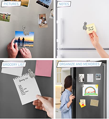 Imán Llama Brillante para Refrigerador 1.87 Pulgadas miniatura 4