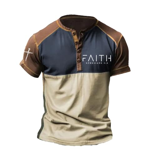 Vintage Faith Ephesians 2-8 T-Shirt Cross Graphic Print Shirts