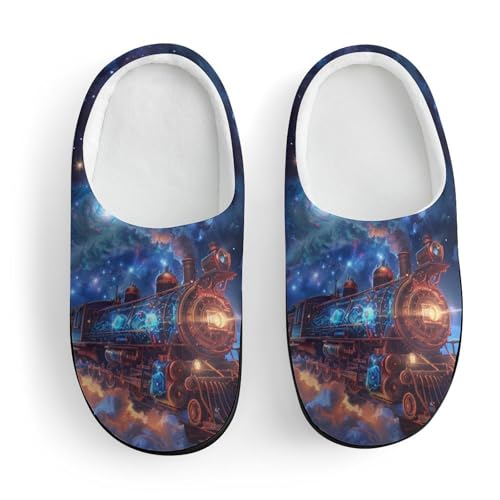 Beautiful Train Cute Cotton Slippers Anti-slip House Shoe Slipper Indoor Outdoor3