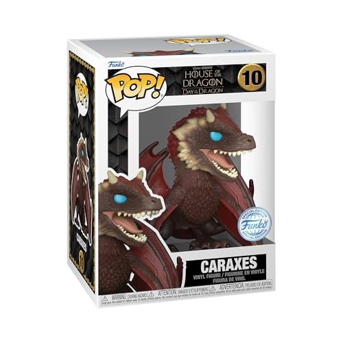 Funko Pop! TV: House of The Dragon - Caraxes - (Dragon) - (Dragon)- Figura de Vinilo Coleccionable - Idea de Regalo - Mercancia Oficial - Juguetes para Niños y Adultos - TV Fans