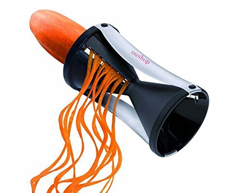 Kitchen Active Spiralizer Vegetable Spiral Slicer Zucchini Spaghetti Pasta Maker Julienne Cutter Mandolin Kitchen Active Spiralizer Vegetable Spiral Slicer Zucchini Spaghetti Pasta Maker Julienne Cutter Mandolin