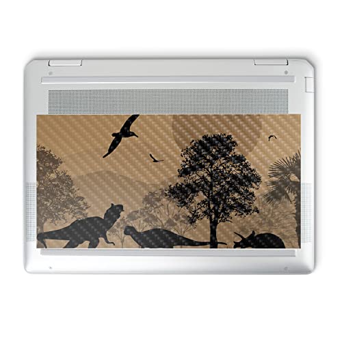 Image of MightySkins Carbon Fiber Skin Compatible with HP Spectre x360 14 inch (2022) Full Wrap Kit - Mass Extinction | Protective, Durable Textured Carbon Fiber Finish | Easy to Apply | Made in The USA