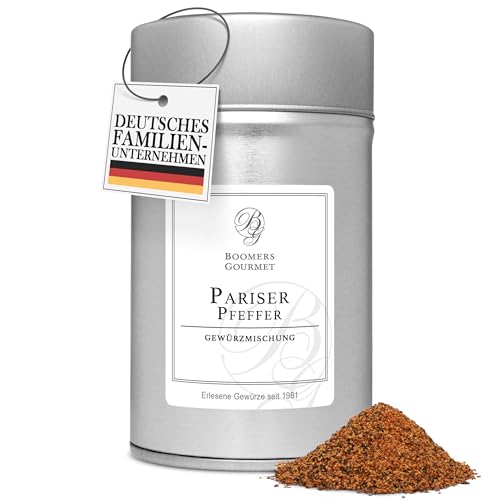 Boomers Gourmet - Pariser Pfeffer geschrotet I Pariser Pfeffer, Hochwertige Gewürzmischung Für...
