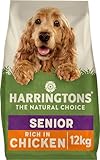 Harringtons Senior Complete Dry Dog Food Chicken & Rice 12kg - Made with All Natural Ingredients