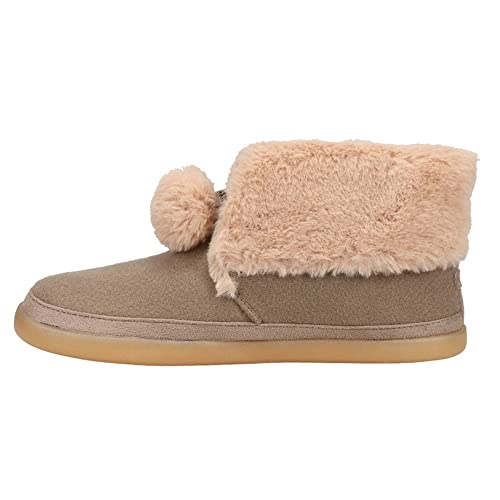 TOMS Women's Celeste Slipper, Taupe Grey Two-Tone, 93