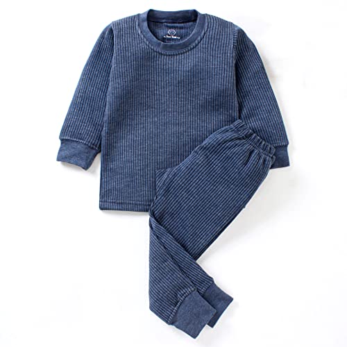 Image of The Boo Boo Club Kids Winterwear Thermal Set Full Sleeves Body Warmer Top and Pyjama Set Combo for Unisex | Suitable for Heavy Winters