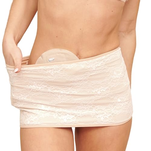 SIIL Ostomy Bag Covers for Women | Fashion Ostomy Wrap | Universal Opening | Washable Pouch Liner for Women | Stoma | Urostomy | Ileostomy | Hernia | Post Abdomen Surgery Wrap | Made in EU