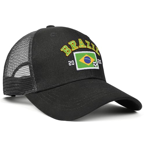 Image of Adjustable State Flag Trucker Hat Mesh Baseball Cap with Embroidered Patch for Men Women