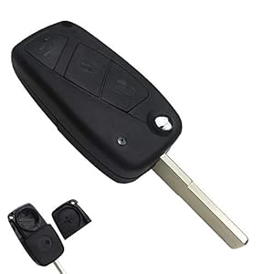 Sleutel voor Fiat Panda 2003-2012 | 3 toetsen | afstandsbediening autosleutel