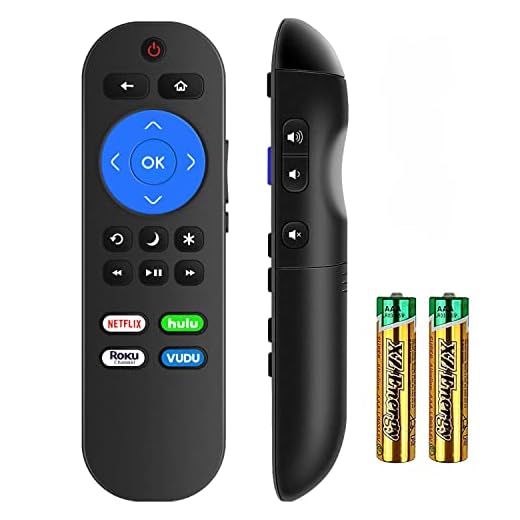 Replacement Remote Control Compatible with Onn Roku TV, Universal for All Onn Roku TV Remote, Work for Onn 24” 32” 43” 40” 50” 55” 58” 65” 70” Roku TV with Netflix Hulu Roku-Channel VUDU Power Button
