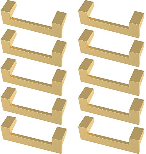 Franklin Brass Bayview Brass Mirrored Pull, Cabinet Handles And Drawer Pulls For Kitchen Cabinets And Dresser Drawers, 3 Inch (76Mm), 10-Pack, P40835K-117-C, Cabinet Hardware #TOP2