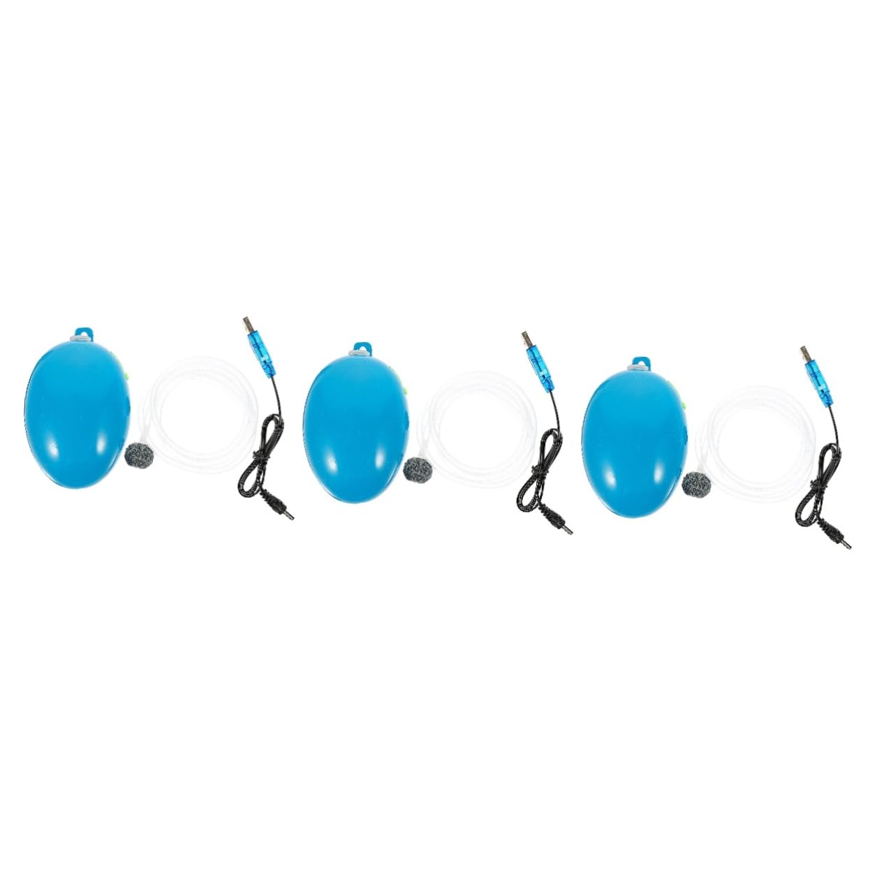 POPETPOP Bomba de oxigeno para pecera Agua Limpiador revestimientos Piscina Recargable Accesorios pecera Suministro Bomba de oxigeno Pesca Suministro de Pesca Metal Blue