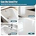 DWIL Bathtub Paint, Tub and Tile Refinishing Kit 32oz with Tools, Easy to Use Countertop Paint, Tub Refinishing Kit for Bathroom & Kitchen on Tile, Sink, 40-50sq.ft(White)