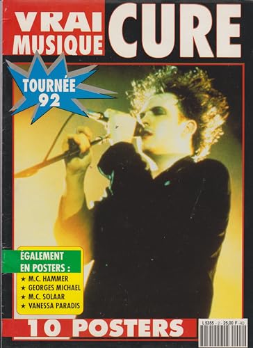 Vrai musique Cure tournée 92 / 10 posters /1992