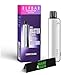 Produktbild Elfbar Elfa Master Pod System Basisgerät mit Pod kompatibel mit Elfa Pods Elfa Turbo und Lost Mary Tappo Pods ohne Liquid ohne Nikotin inkl Testpackung Longpapers von Mari und Juan (Lunar Silver)