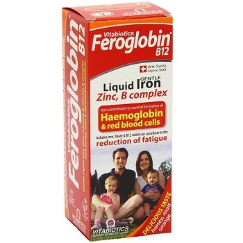 (4ER PACK) - Vitabiotics Feroglobin B12 Flüssig 200ml 4er Pack - SUPER SICHERER