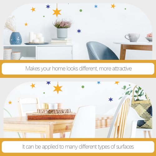 Vinilos decorativos de pared con linterna y estrella para festival miniatura 7