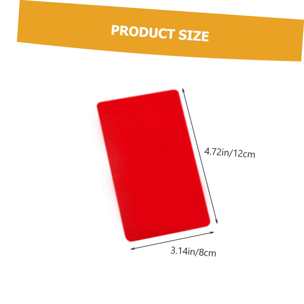 ifundom Soccer Referee Red Card Kit Portable 2 Sets Referee Case Match Accessory