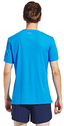 Men's Ultra Lightweight Running Shirts, Dry Fit Marathon Top Tee, Cool Short Sleeve Athletic T-Shirts3