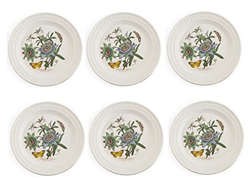 Portmeirion-Botanic-Garden-Harmony-Set-of-6-105-Inch-Dinner-Plates-Papilio-Amber-Blue-Passion Portmeirion Botanic Garden Harmony Set of 6 105 Inch Dinner Plates Papilio Amber Blue Passion