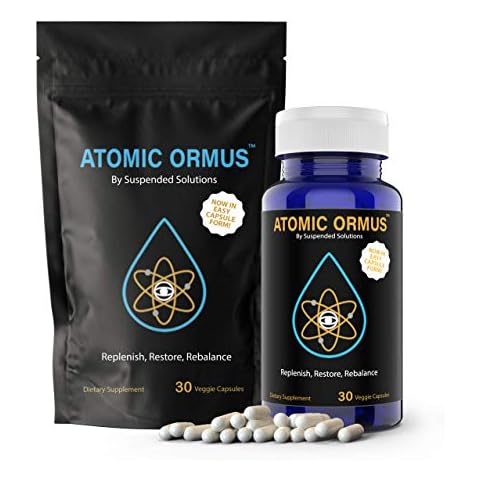 Suspended Solutions - Atomic ORMUS - Capsules - MONATOMIC Gold Capsules - 100% Pure ORMUS Powder - 100% Vegan - ormus Gold, monatomic Gold,(30 Capsules) Cover