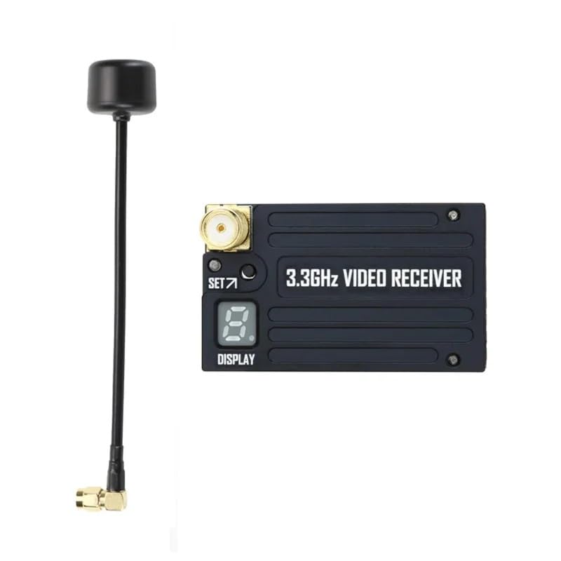 RUSHFPV OverShoot 3.3G 4W VTX Supports IRC Tramp Protocol 7-30V Video Transmitter 3.3GHz Glasses VRX Module FPV Long Range Drone (3.3G VRX)