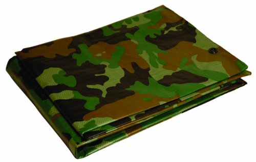 8' x 10' Foremost Tarp 40810 Camouflage Dry Top Camouflage 7-Mil Tarp