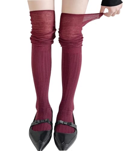 Image of Mrotrida Women's Heart Pattern Tights Elastic Jacquard Love Heart Pantyhose Stockings