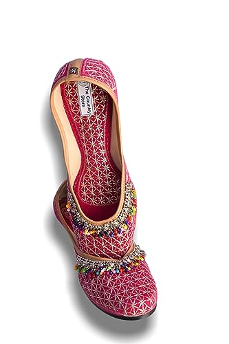 The Country Store_ETHNIC WEAR_|| Embroidered Handmade || Jutti for Women and girls with Soft Leather3