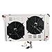 3 Row Radiator Compatible with Chevy Corvette C3 1977-1982 5.0L 5.7L V8 350 305 Engine w/Electric Fans Wire Relay kit