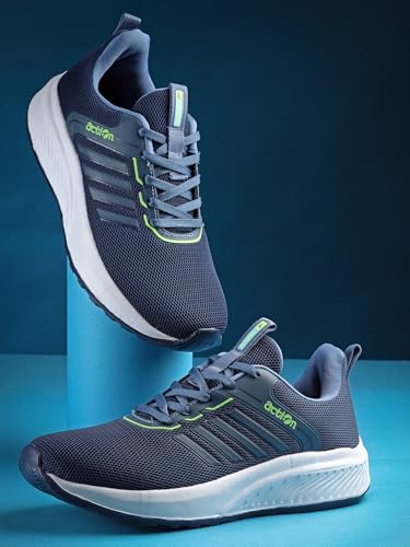 Image of Action | Athleo | SWIFT-151 | Men's | Lace-Up | Running | Shoes | Durable | Comfortable | Breathable | Lighweight | Sports | Shoes