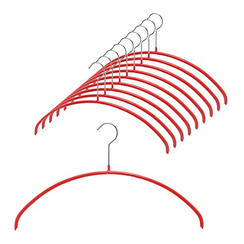 MAWA ドイツのすべらないマワハンガー エコノミック 40P レッド 10本組 10年保証