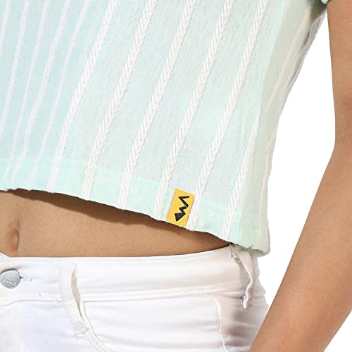 Image of Campus Sutra Women's Cotton Regular Fit Tops