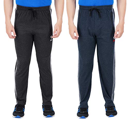 Image of GUIDE Men's Regular Fit Trackpants (Pack of 2)