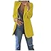 Produktbild Trenchcoat Damen Langarm Einfarbig Anzug Jacke Blazer Sakko Revers Elegant Damenblazer Herbstjacke Übergangsjacke Frauen Lange Ärmel Slim Fit Mantel Geschäft Büro Lange Mantel Anzüge mit Tasche