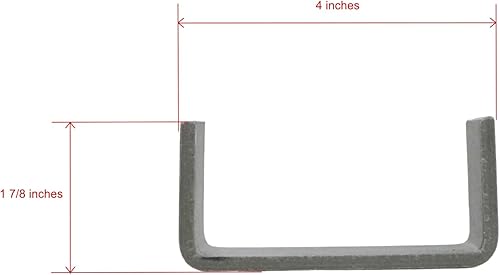 Miniatura 2 de The ROP Shop Paquete de 12 soportes de madera de anclaje soldados de acero 2x4 para camioneta y transportador