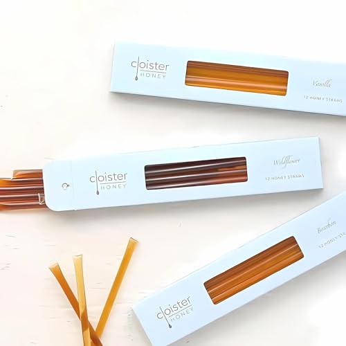 Cloister Honey Straws - Vainilla infusion (Pack de 12) miniatura 2