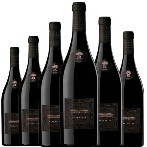 Alabaster Vino Tinto con Crianza, elaborado en España con meticulosa vinificación, destaca por su intensidad, elegancia y gran profundidad en cada copa. | 6 botellas