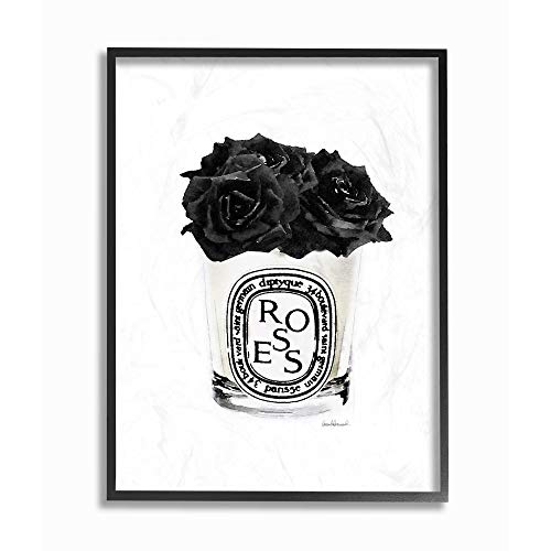 Stupell Industries Fashioner Rose Flower Glass Watercolor, Design by Artist Amanda Greenwood Wall Art, 11 x 14, Black Framed Stupell Industries Fashioner Rose Flower Glass Watercolor, Design by Artist Amanda Greenwood Wall Art, 11 x 14, Black Framed