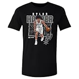 500 LEVEL Dylan Harper San Antonio Spurs Shattered Shirt (Black, Small)