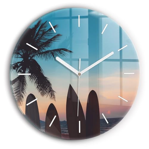 Horloge en Verre Qualité Supérieure Wallfluent Style Élégant