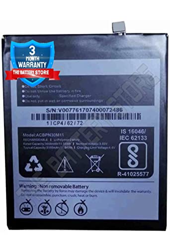 Image of THE BATTERY STORE Orignal Battery for Micromax Q4311 3000 mAh Battery for Micromax Selfie 2 (Q4311) Battery with 3 Months Warranty (for MICROMAX Q-4311)