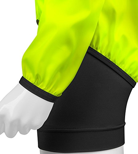 | Men's USA Windbreaker Jacket | Packable Safety Yellow Windproof Cycling Coat | Made in USA3