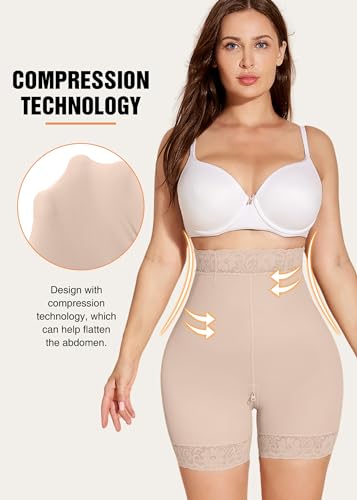 SHAPSHE Shapewear for Women Tummy Control Shorts Body Shaper High Waist Butt Lifter Panties Compression Underwear for Dresse3