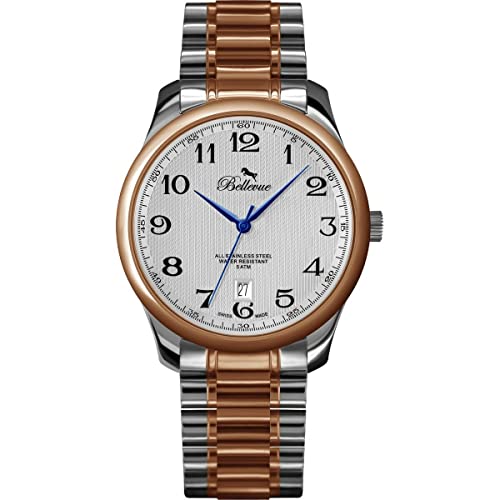 Bellevue Montre Femme F.3 Ø 30 mm avec cadran élégant et bracelet en acier